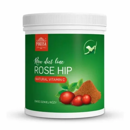 Owoc Dzikiej Róży Proszek Dla Psów i Kotów 200 g -  Pokusa