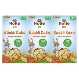 3 x Ciastka Marchewkowo - Orkiszowe Bio Demeter od 1. Roku Życia 125 g - Holle