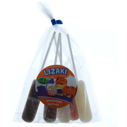 Lizaki Ksylitolki Kremowe 5x12g - Aka - z ksylitolem