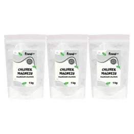 3 x Chlorek Magnezu Sześciowodny Płatki 1 kg - Fivio Up
