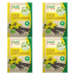 Cukier Waniliowy z Wanilią Bourbon Bio 15 g Wodzisław - Zestaw 4 x 15 g