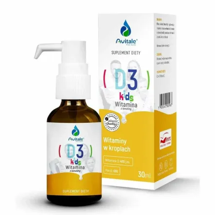 Witamina D3 Kids Krople 30 ml - Avitale