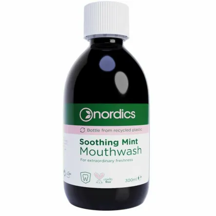 Płyn Do Płukania Jamy Ustnej Soothing Mint 300 ml - Nordics