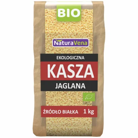 Kasza Jaglana Bio 1 kg - NaturAvena  - Przecena Krótka Data Minimalnej Trwałości