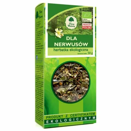 Dla Nerwusów Herbatka Eko 50 g - Dary Natury