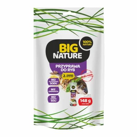 Zapas Przyprawa do Ryb 148 g - Big Nature - Przecena Krótka Data Minimalnej Trwałości