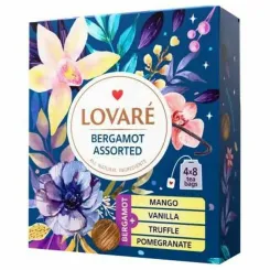 Zestaw Herbat Czarnych z Dodatkami Assorted Bergamot 32 Saszetki (4 x 8 Saszetek) - Lovare