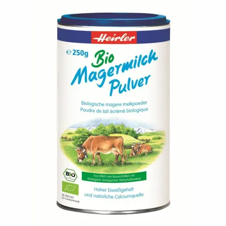 Mleko Odtłuszczone w Proszku Bio 250 g Heirler