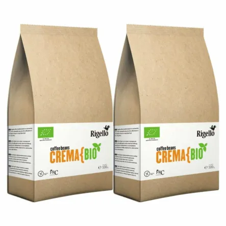 Kawa Crema Bio Ziarnista 1 kg Rigello