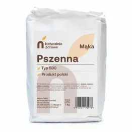 Mąka Pszenna Typ 500 1 kg - Naturalnie Zdrowe