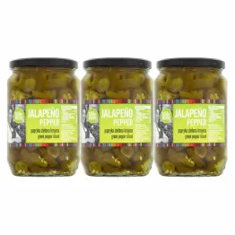 3 x Papryka Jalapeno Zielona Krojona 670 g - Casa de Mexico