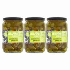 3 x Papryka Jalapeno Zielona Krojona 670 g - Casa de Mexico