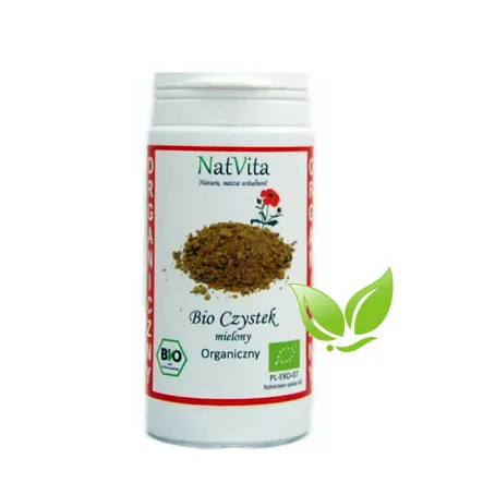 Czystek Mielony Bio 50 G - Natvita
