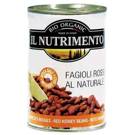 Fasola Czerwona BIO 400g Puszka - Il Nutrimento