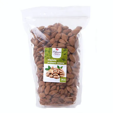Solone Prażone Migdały w Łupinach 1 kg Malinowe