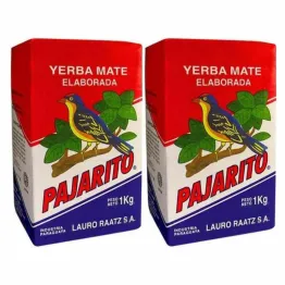 Zestaw 2 x Yerba Mate Pajarito Elaborada Con Palo Tradicional 1 kg