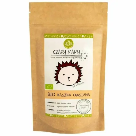 Kaszka Owsiana Bio Bez Dodatku Cukru 200 g - Helpa Czary Mamy