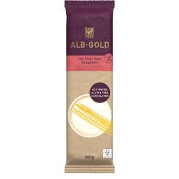 Makaron Kukurydziano-Ryżowy Spaghetti Bezglutenowy Bio 500 g Alb-Gold