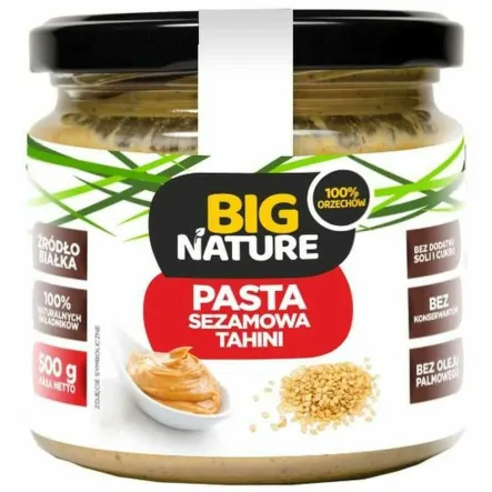 Pasta Sezamowa TAHINI 500 g - Big Nature