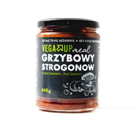 Strogonow Grzybowy z Boczniakami i Pieczarkami 440 g Vega Up