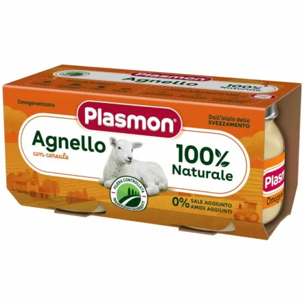 Obiadek Jagnięcina 160 g (2x 80 g) - PLASMON 