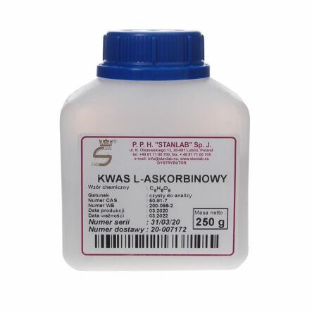Kwas L-askorbinowy CZDA 250 g - Stanlab