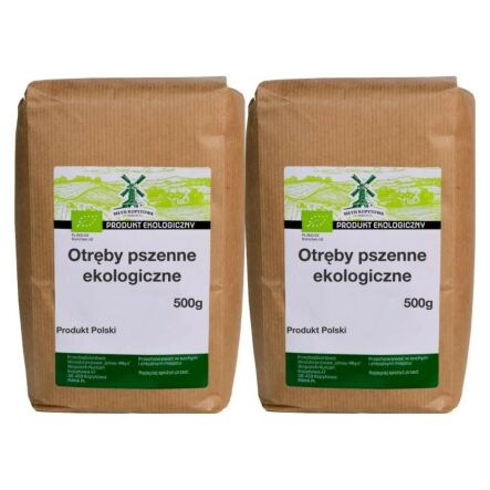 2 x Otręby Pszenne Eko 500 g - Młyn Kopytowa