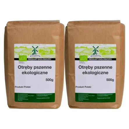 2 x Otręby Pszenne Eko 500 g - Młyn Kopytowa