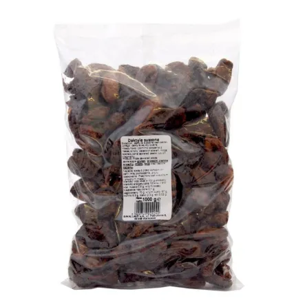 Daktyle Suszone Drylowane Niesiarkowane 1 kg - Bakalland