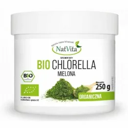 Chlorella BIO Mielona 250 g - NatVita