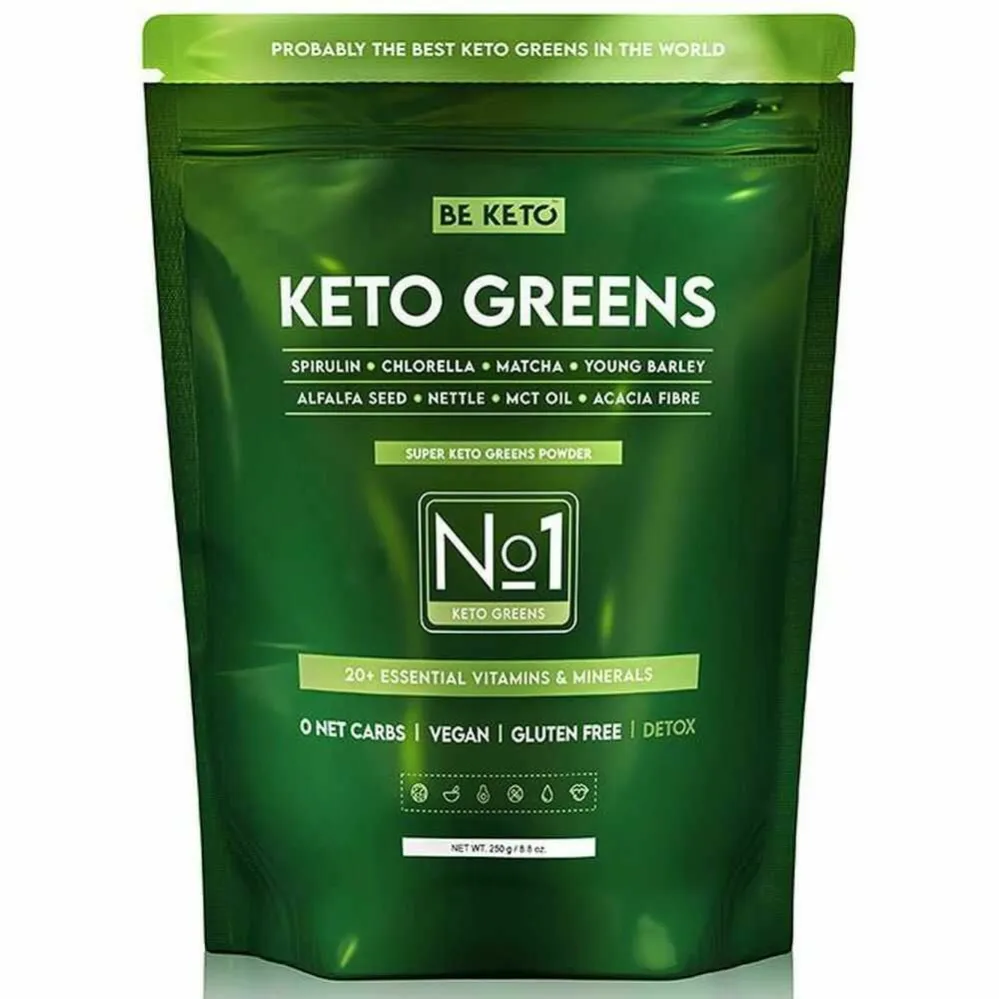 Keto Greens Zielony Koktajl 250 g - BEKETO