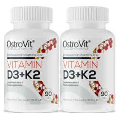 2 x Witamina D3+K2 90 Tabletek - OstroVit