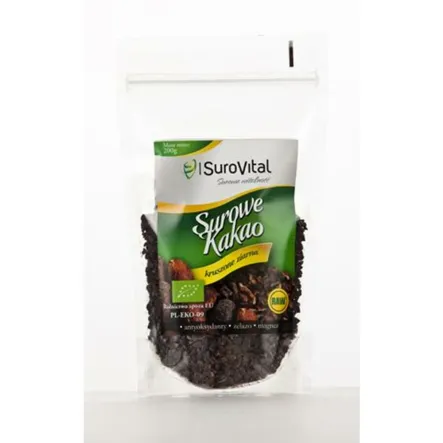 Surowe Kakao - Kruszone Ziarno Bio 200G -Surovital