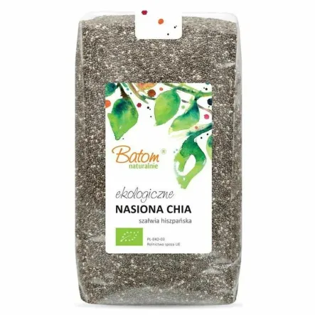 Nasiona Chia (Szałwia Hiszpańska) Bio 1 kg - BATOM