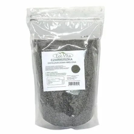 Czarnuszka Mielona Odtłuszczona 1 kg - EOOVITA (data: 30.07.2025)