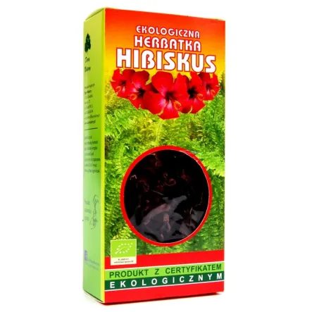 Hibiskus Herbatka Eko 50g - Dary Natury