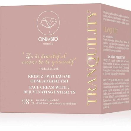 Krem Do Twarzy z 7 Wyciągami Odmładzającymi 50 ml - Only Bio