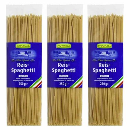 3 x Makaron Ryżowy Spaghetti Bio 250 g - Rapunzel