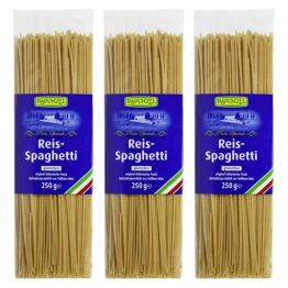 3 x Makaron Ryżowy Spaghetti Bio 250 g - Rapunzel
