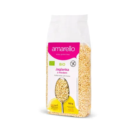 Jaglanka z Miodem Bezglutenowa Eko 150 g Amarello