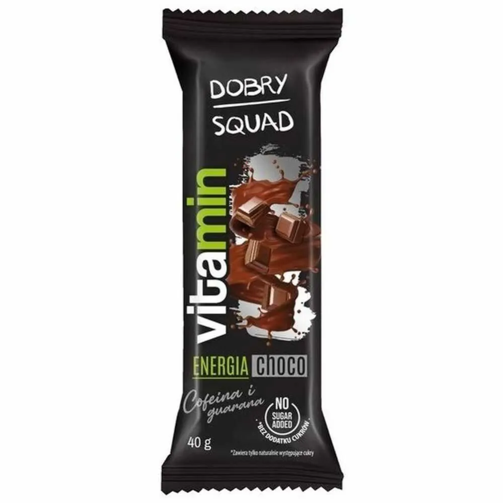 Baton Vitamin Energia Choco Bez Dodatku Cukru 40 g - Dobry Squad ...