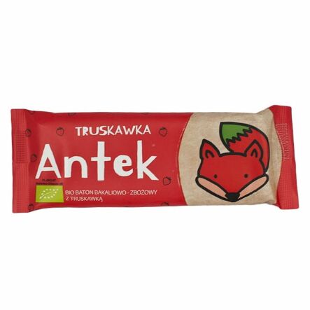 Baton Bakaliowo - Zbożowy z Truskawką Bez Dodatku Cukru Bio 37 g - Helpa