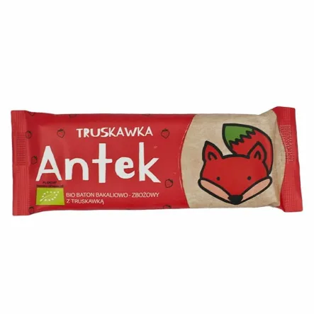 Baton Bakaliowo - Zbożowy z Truskawką Bez Dodatku Cukru Bio 37 g - Helpa