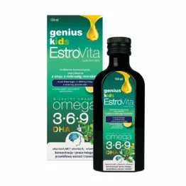 Estrovita Genius Kids Dla Dzieci Z Mikroalg Omega 3-6-9 150 ml - Skotan