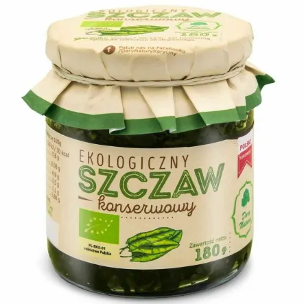 Szczaw Konserwowy EKO 180 g - Dary Natury