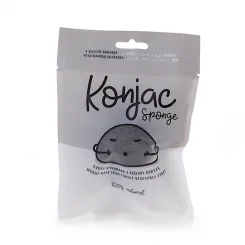 Gąbka Konjac do Twarzy Czarna - Diet Food