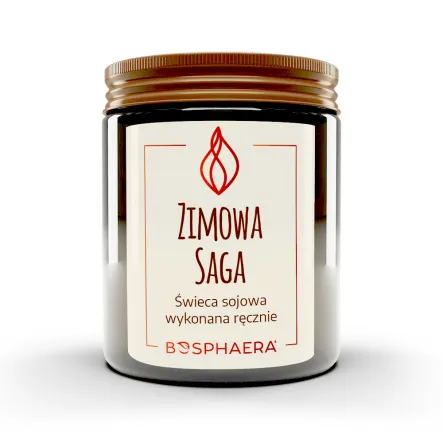 Świeca Sojowa Zimowa Saga 190 g - Bosphaera