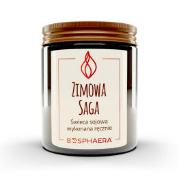Świeca Sojowa Zimowa Saga 190 g - Bosphaera