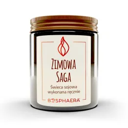 Świeca Sojowa Zimowa Saga 190 g - Bosphaera