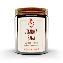 Świeca Sojowa Zimowa Saga 190 g - Bosphaera